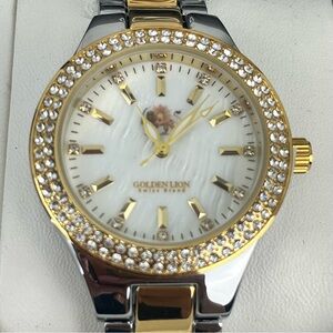 Women's Golden Lion Gold and Silver Watch